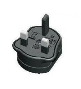 american or european adapted to uk power plug adapter 13a fuse 7f8 1