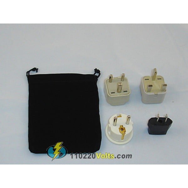 lebanon power plug adapters kit with travel carrying pouch lb 451