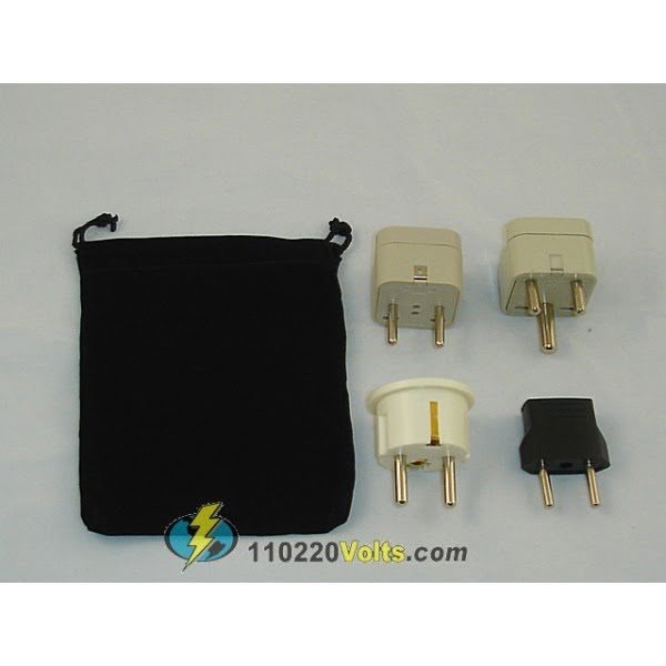 pakistan power plug adapters kit with travel carrying pouch pk 921