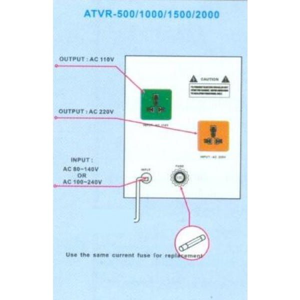 regvolt 1000 watt deluxe automatic voltage regulator converter transformer ff0