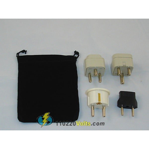 senegal power plug adapters kit with travel carrying pouch sn ff0