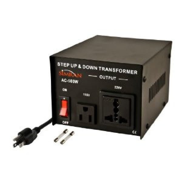 simran ac 100 100 watts step up and down voltage converter transformer 110 220 volts 6d6