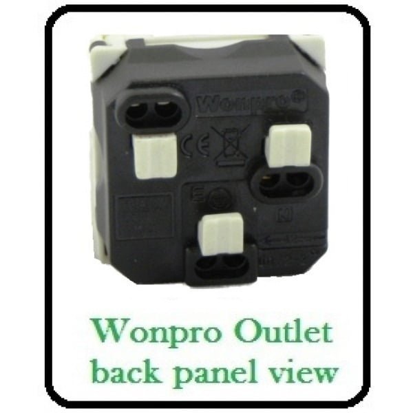 type a b c e f h i universal electrical receptacle outlet c5a
