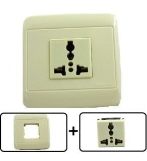 type a through l universal electrical receptacle outlet 10 amps with cover plate 0be 1