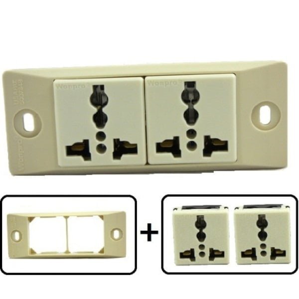type a through l universal electrical receptacle outlet 20 amps with face plate 269
