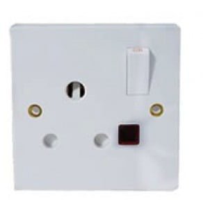 type m electrical receptacle outlet for india africa middle east panel mount switch light d68